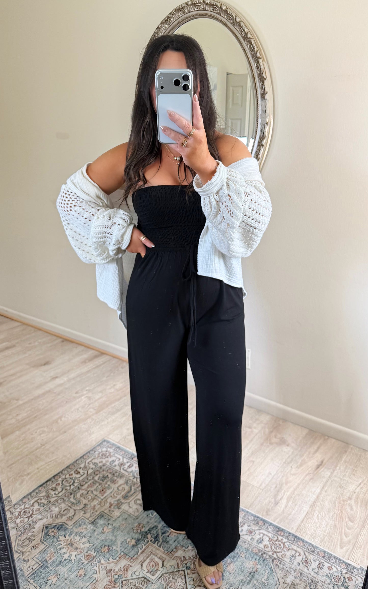 On The Go Jumpsuit in Black