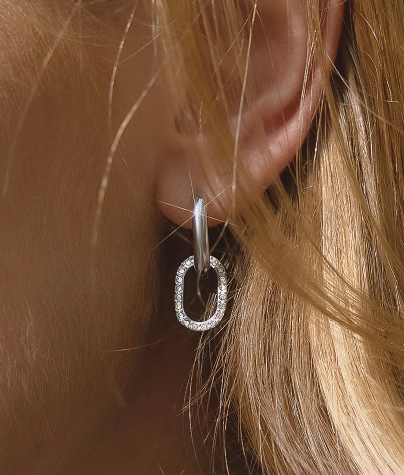 Dainty Drop Hoops