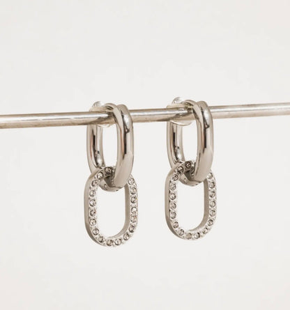 Dainty Drop Hoops