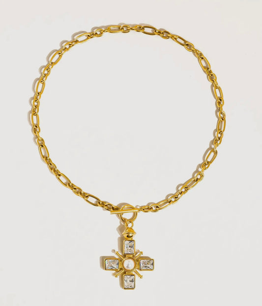 Aurora Cross Necklace