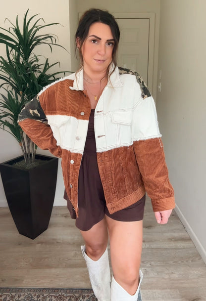 Camo Corduroy Jacket