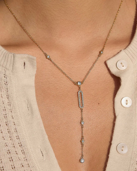 Lovely Link Drop Necklace