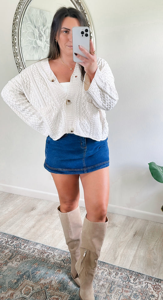 Toasted Marshmallow Cardigan