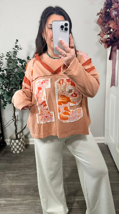 Groovy Blossom Pullover