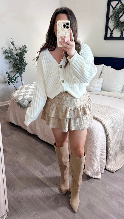 Beige Belle Skort