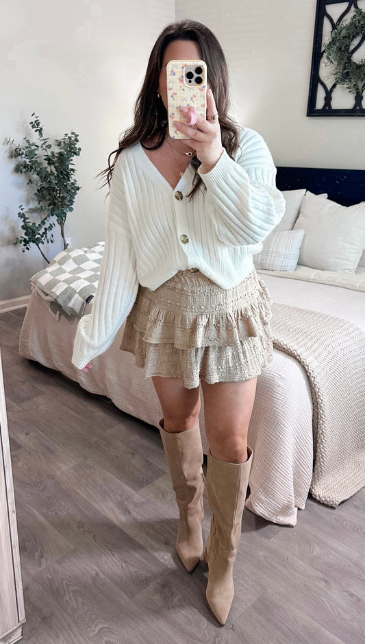 Beige Belle Skort