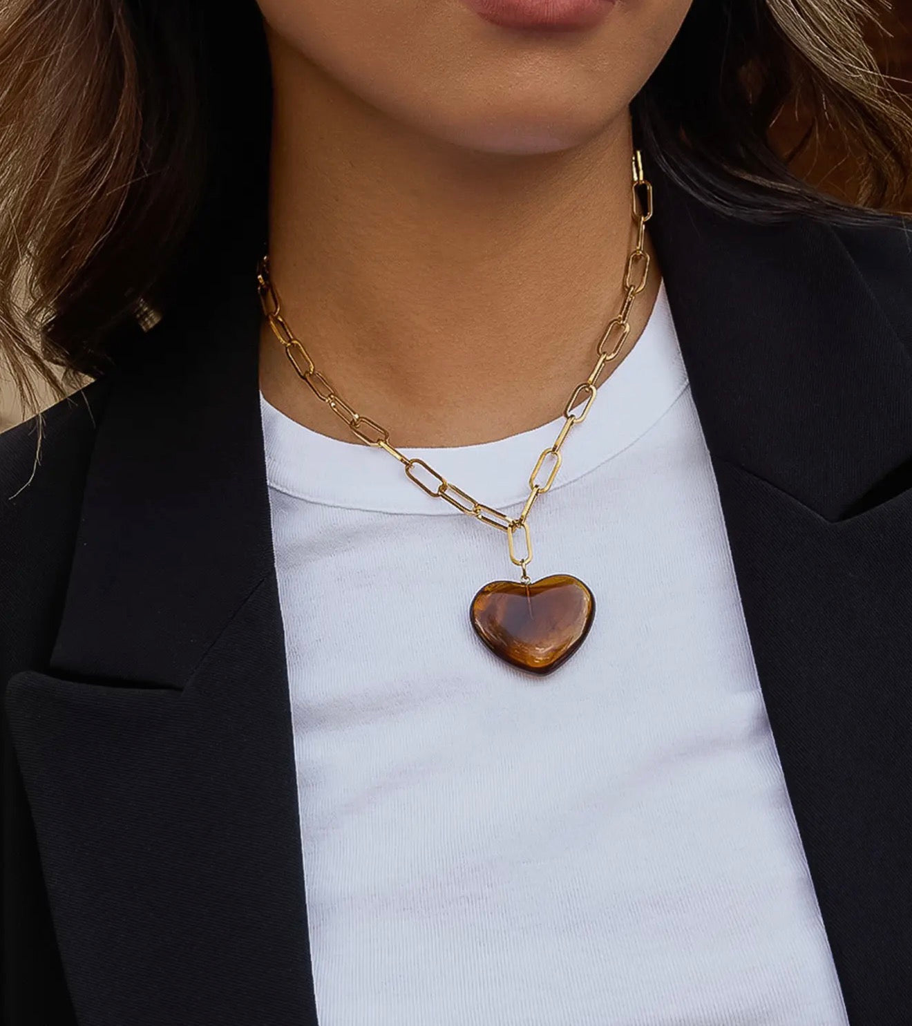 Chunky Heart Necklace