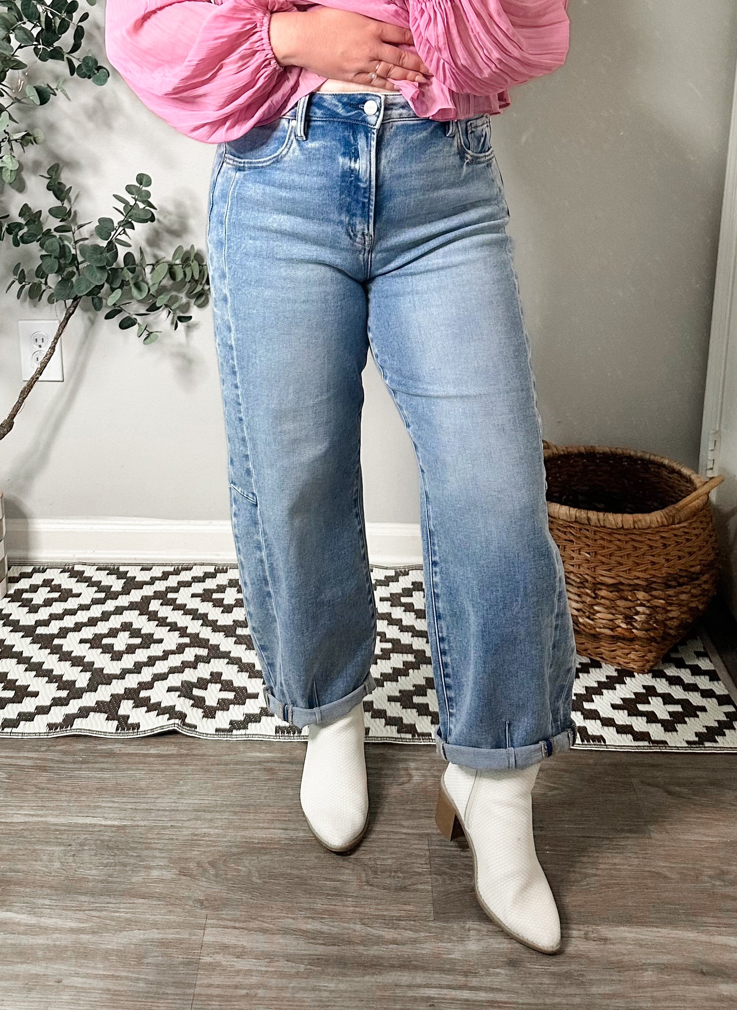 Barely Barrel Denim Jeans