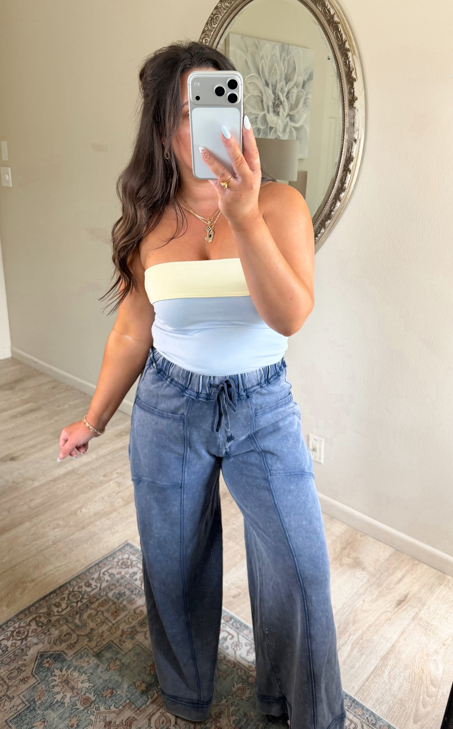 Sunny & Blue Tube Top
