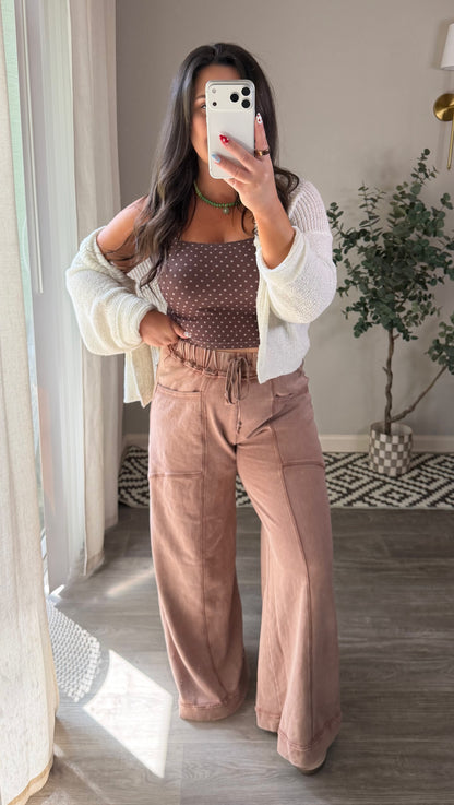Off Duty Lounge Pants in Hazelnut