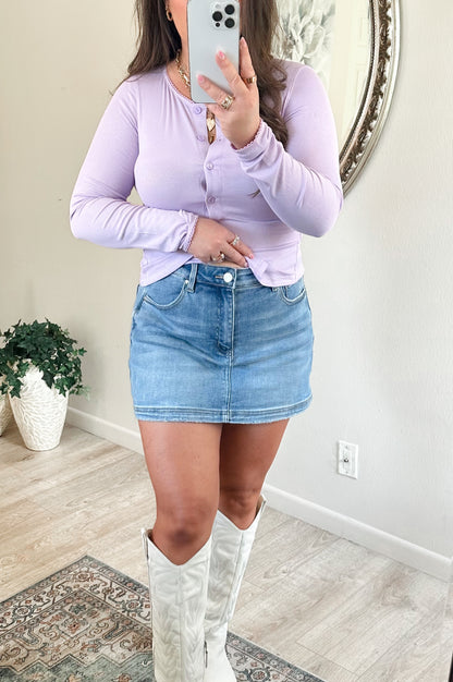 Go-To Denim Skort
