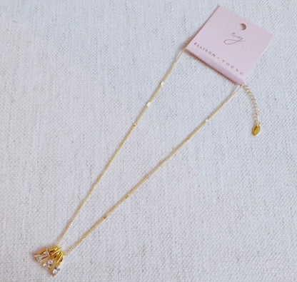 Trio Sparkle Charm Necklace