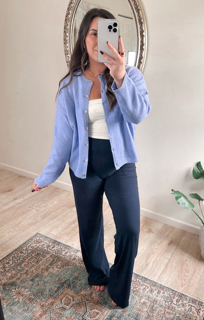 Serenity Cardigan in Powder Blue