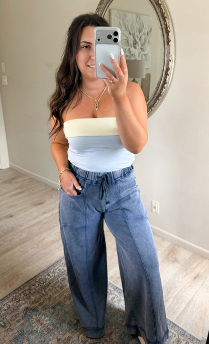 Sunny & Blue Tube Top