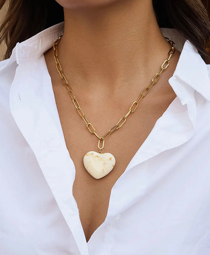 Chunky Heart Necklace