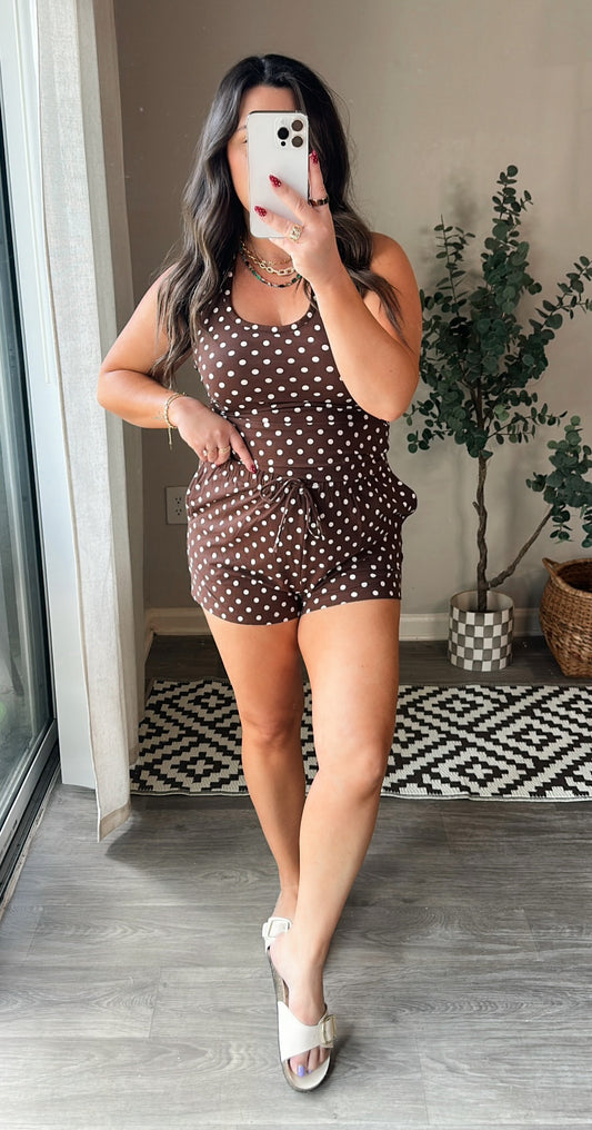 Spotted in Mocha Set