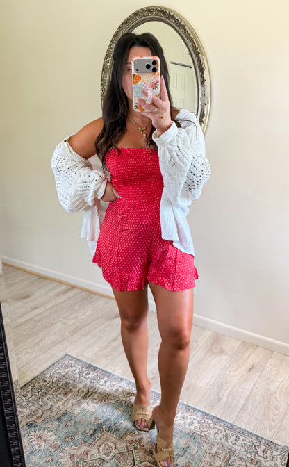 Sunset Dottie Romper