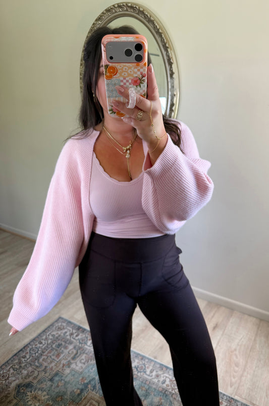 Strawberry Skies Shrug