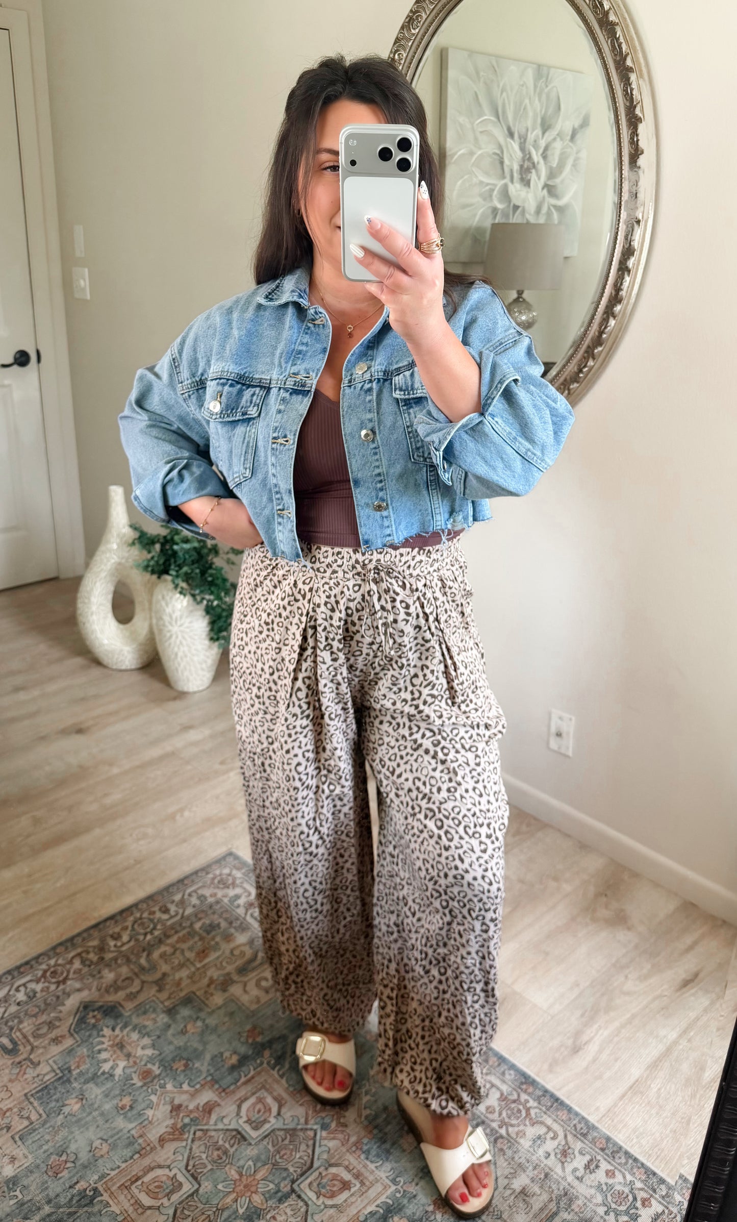All Seasons Cropped Denim Jacket
