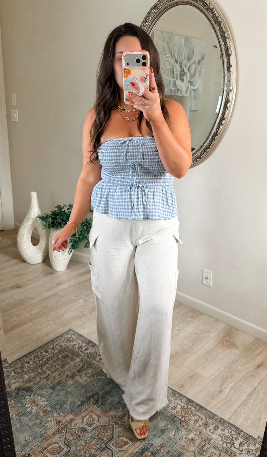 Bluebell Picnic Top