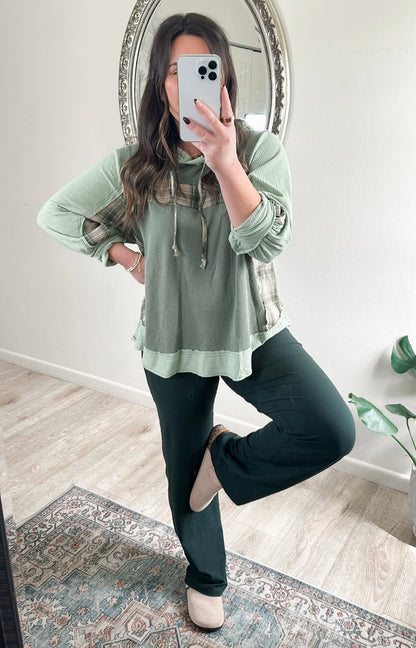 Plaid & Pine Pullover