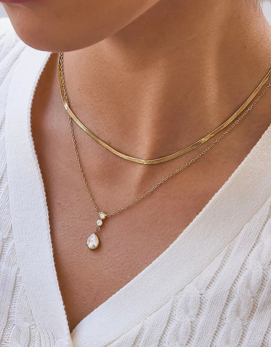 Soft Glow Layered Necklace