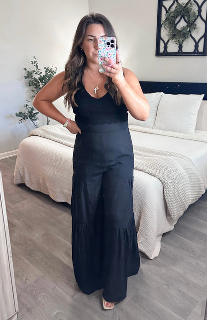 Noir Halter Jumpsuit