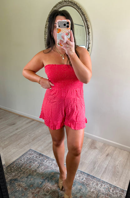 Sunset Dottie Romper