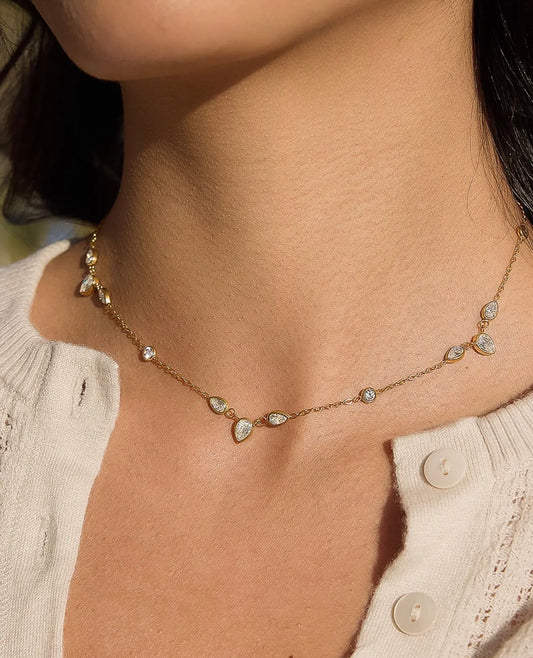 Golden Petals Necklace