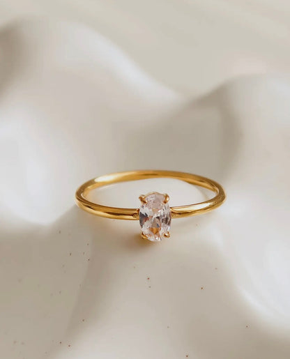 Marigold Dainty Diamond Ring