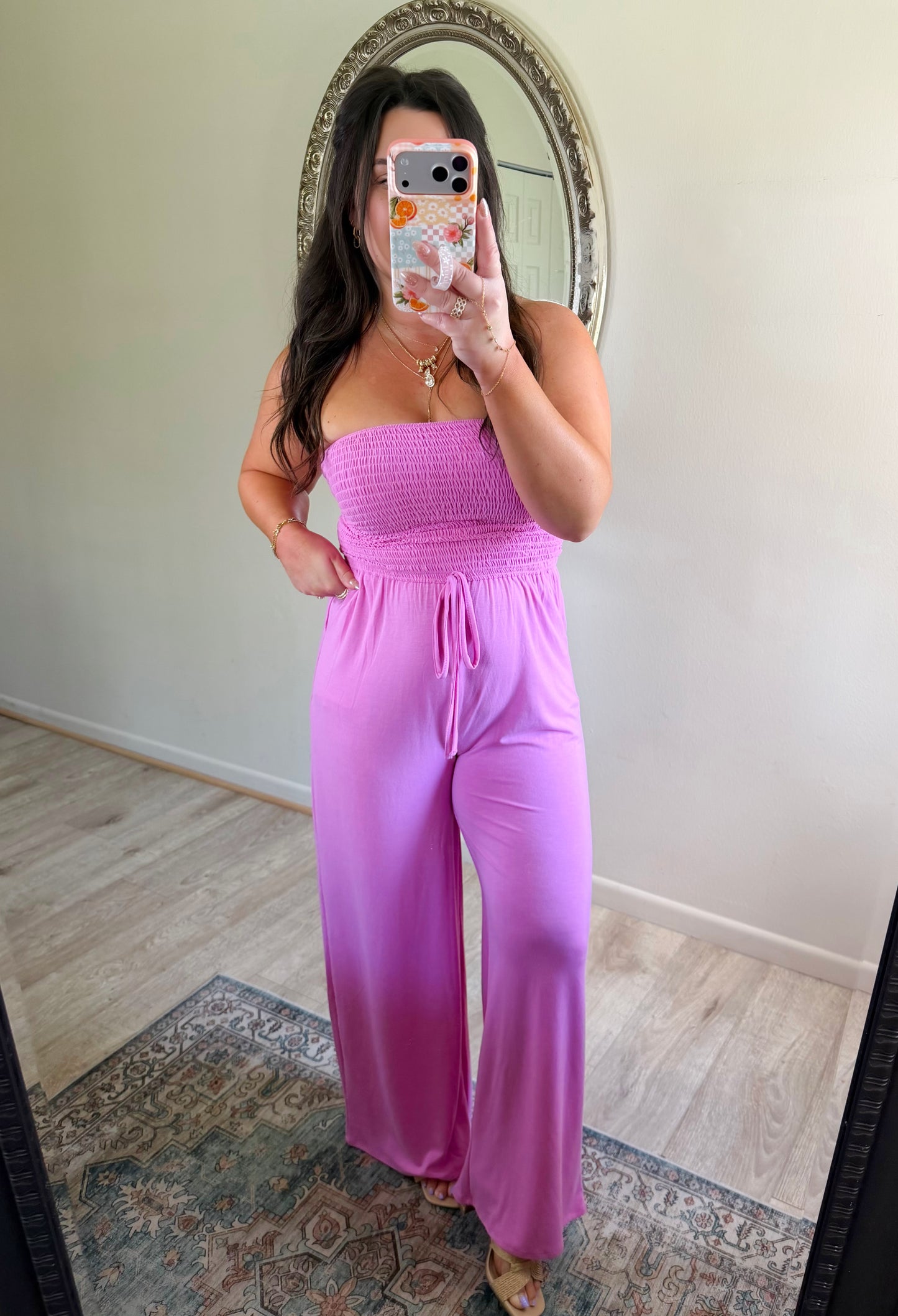 On The Go Jumpsuit in Magenta
