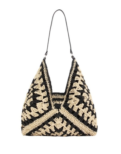 Coastal Woven Shoulder Bag