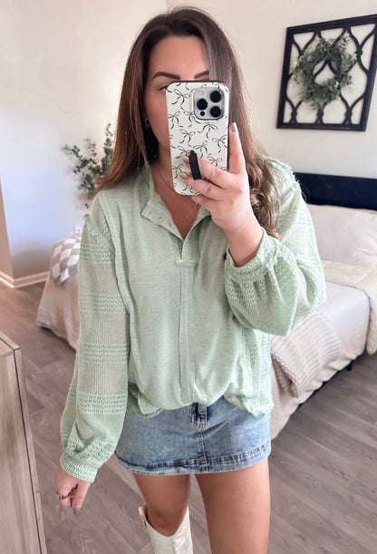 Mint Breeze Blouse