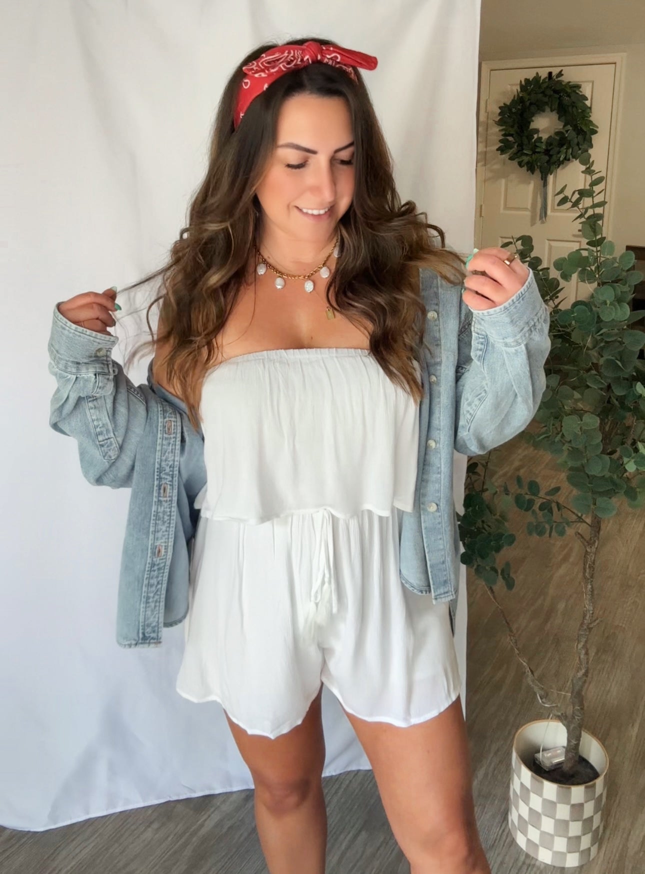 White Hot Romper