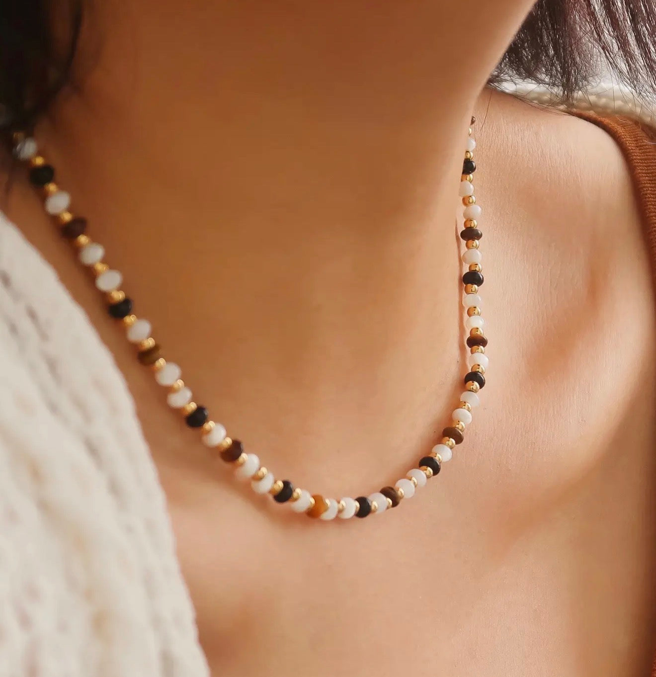 Boho Beaded Necklace