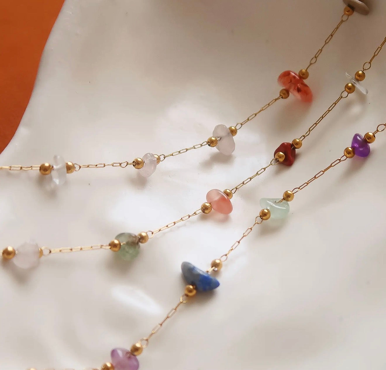Gemstone Dainty Chocker