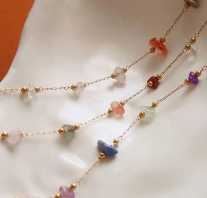Gemstone Dainty Chocker