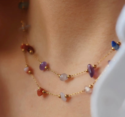 Gemstone Dainty Chocker