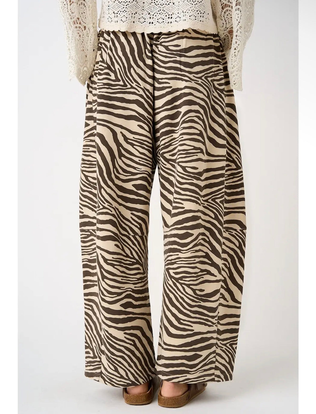 Modern Muse Barrels 2.0 - Zebra Brown Print
