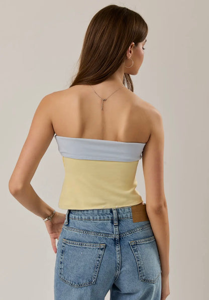 Sunny & Blue Tube Top