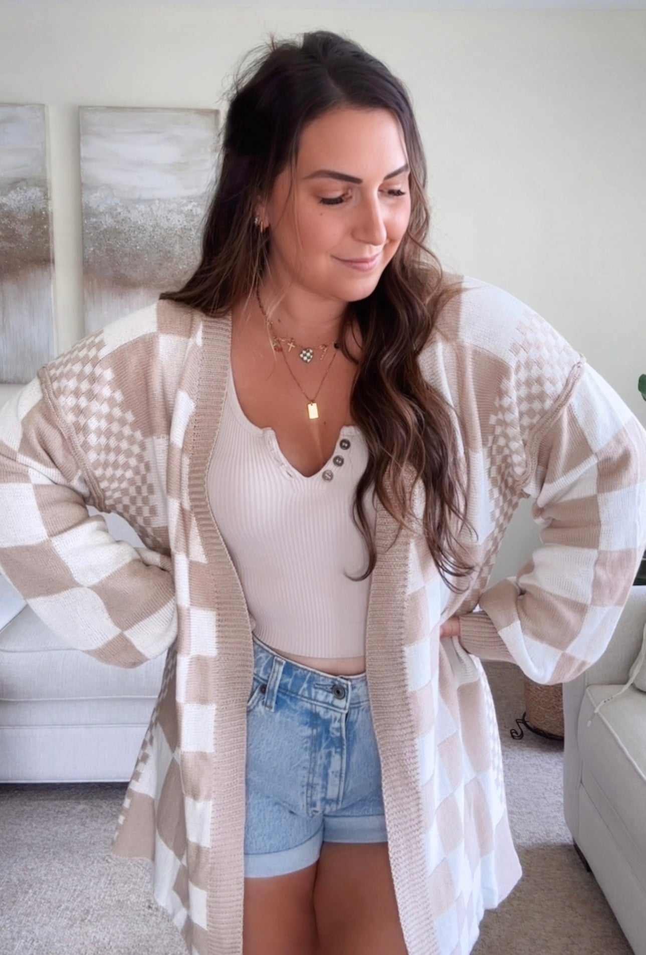 Checkmate Cardigan