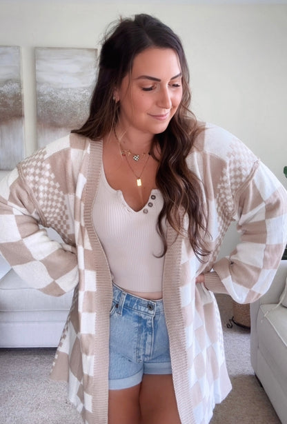 Checkmate Cardigan