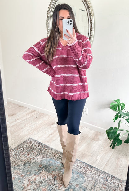 Strawberry Swirl Sweater