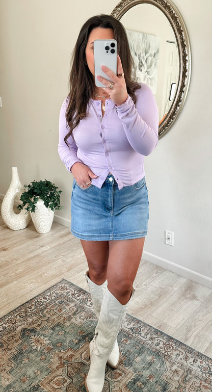 Sweet Intentions Top in Lilac