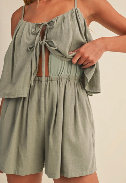 Spill The Tea Romper