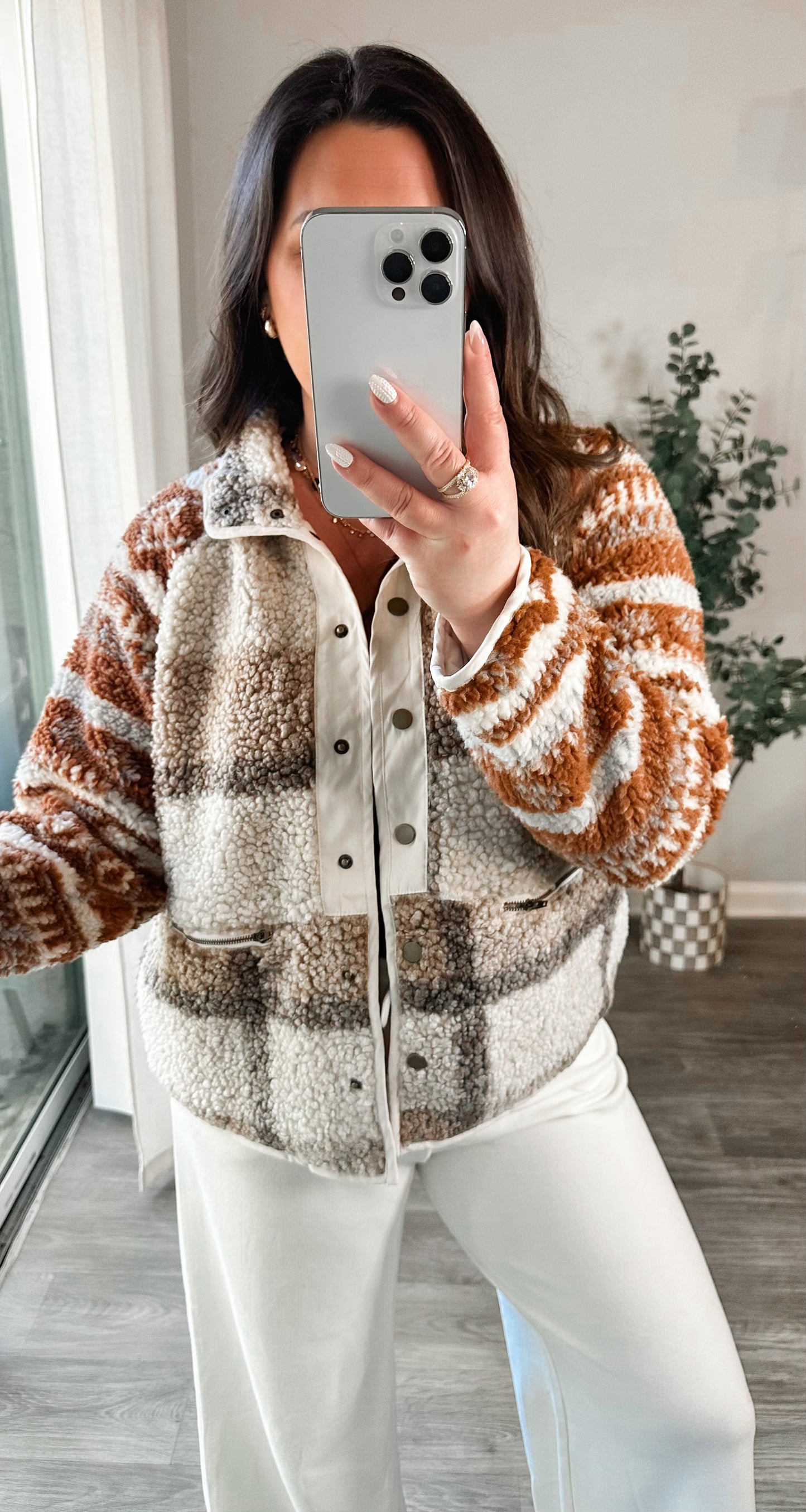 Mesa Contrast Sherpa Jacket