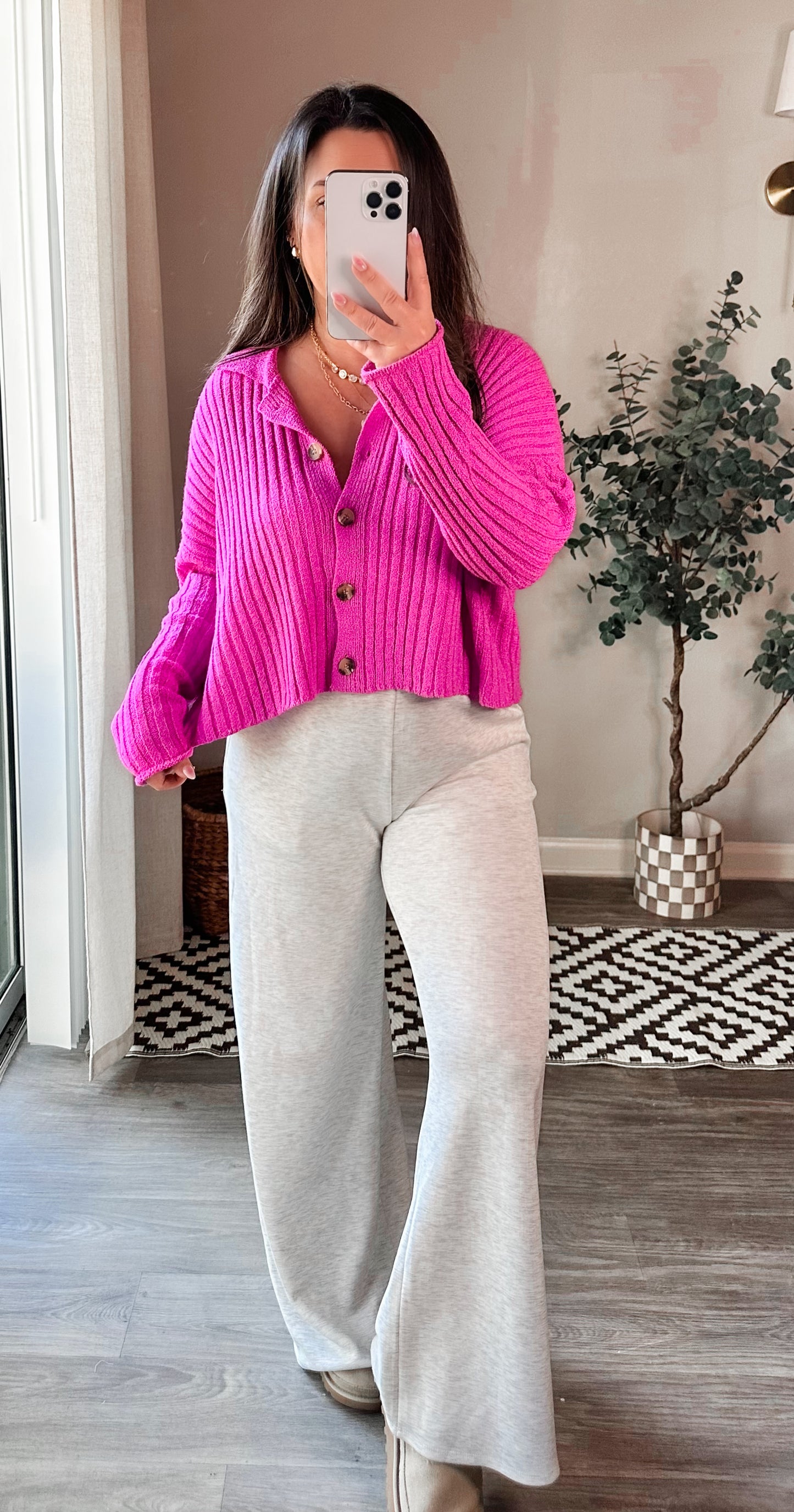 Fuchsia Glow Cardi