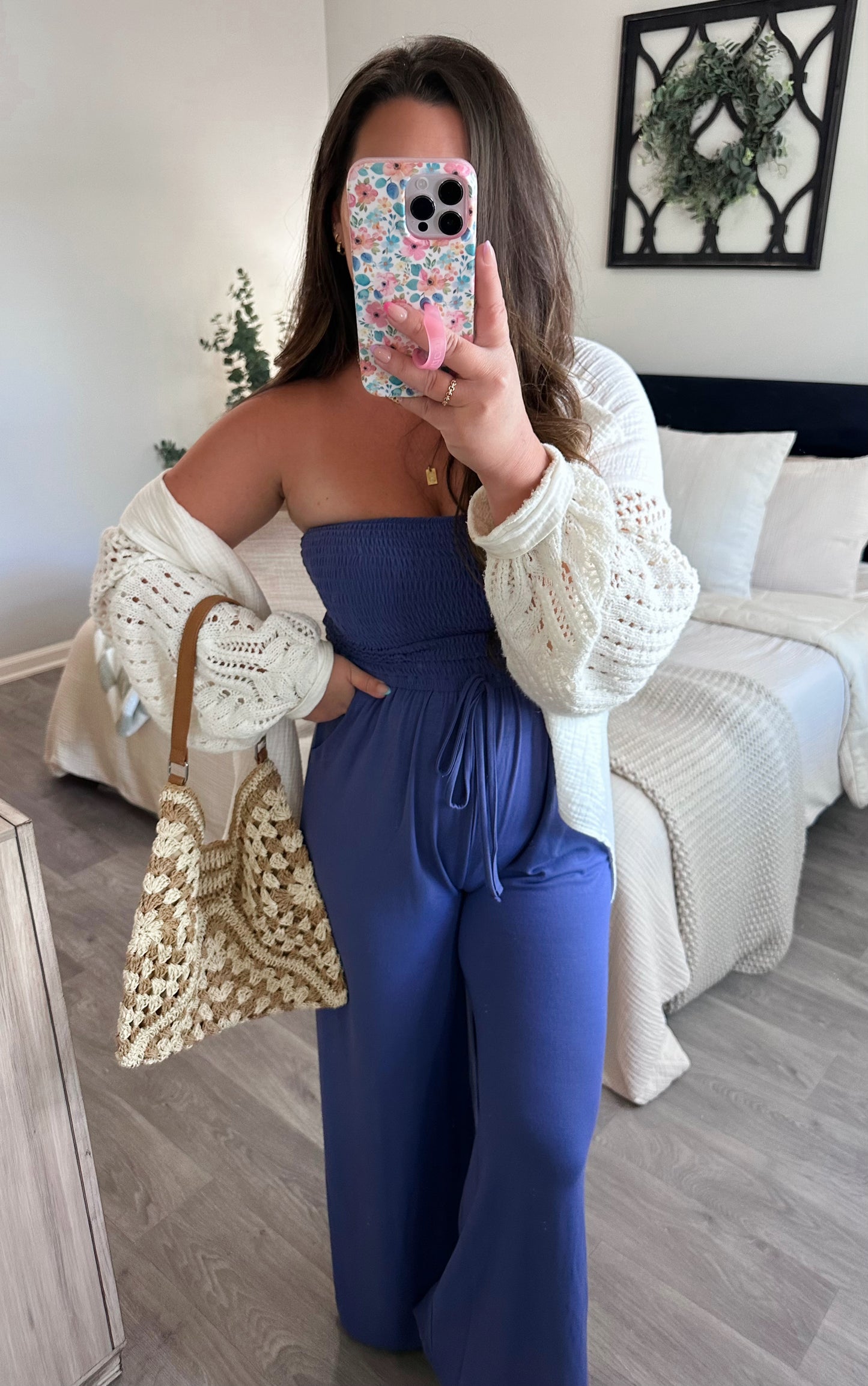 On The Go Jumpsuit in Marlin Blue