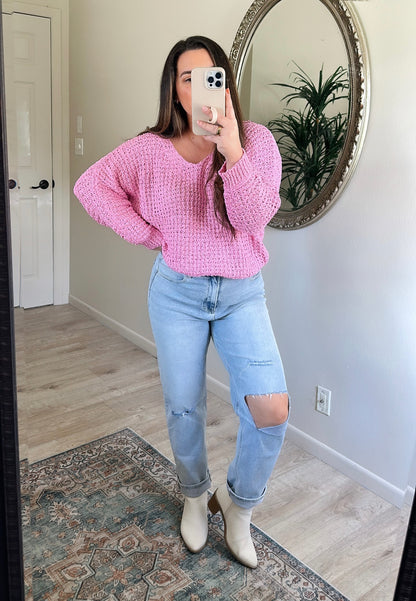 Casual Cut High Waisted Denim