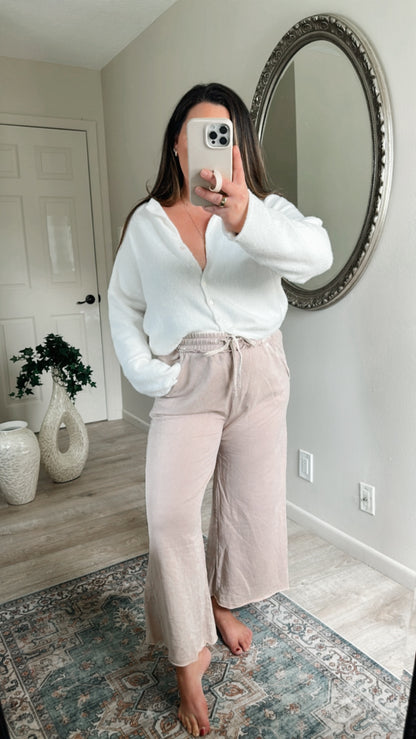 Cozy Up Cropped Pant